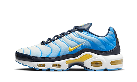 Nike Air Max Plus University Blue Topaz Gold